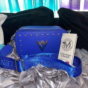 VALENTINO ORLANDI (BLUE) CAMERA CROSSBODY BAG